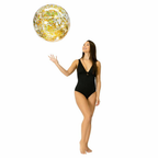 Ballon de plage géant pailleté