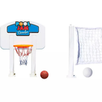 Above Ground Pool Jam Basketball & Volleyball Combo