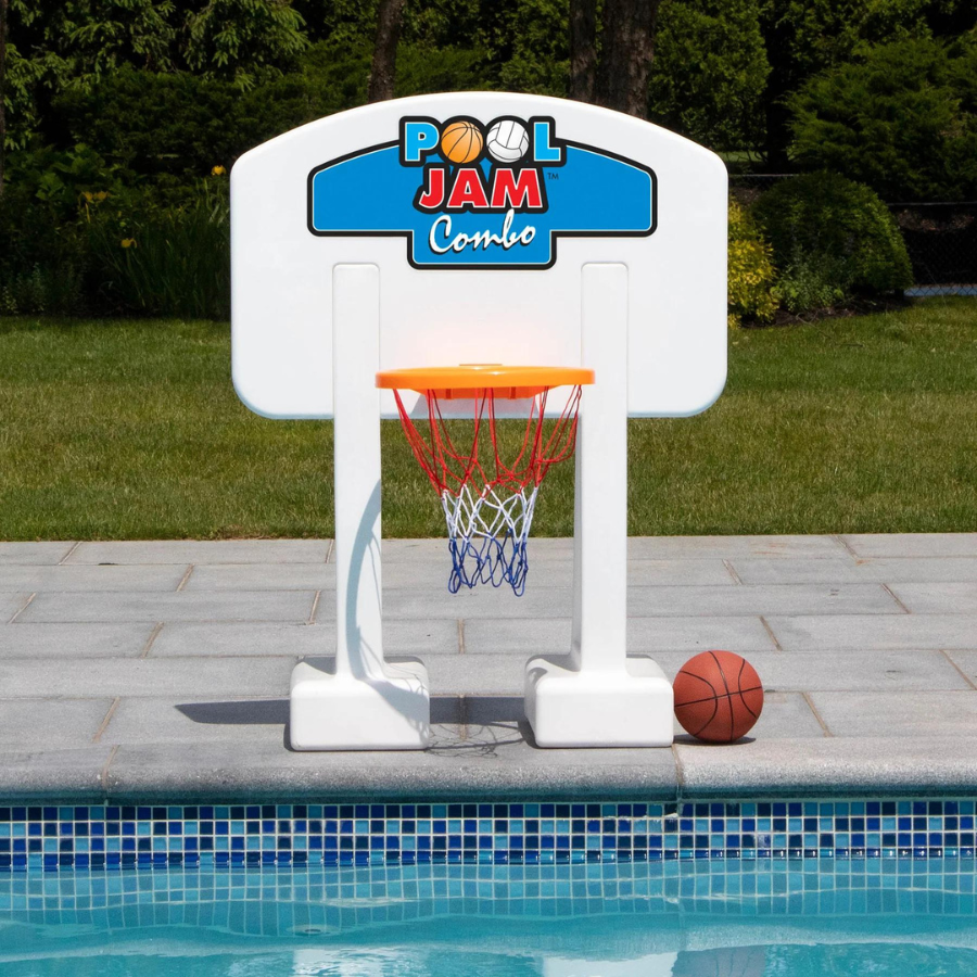 Basketball et volleyball pour piscine creusée