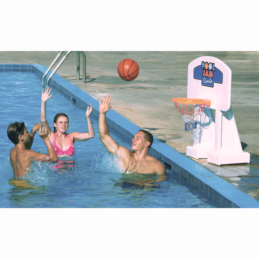Basketball et volleyball pour piscine creusée
