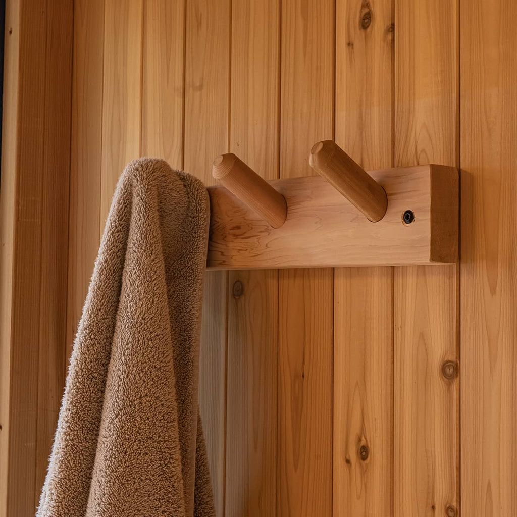 Cedar Towel Rack for the Sauna