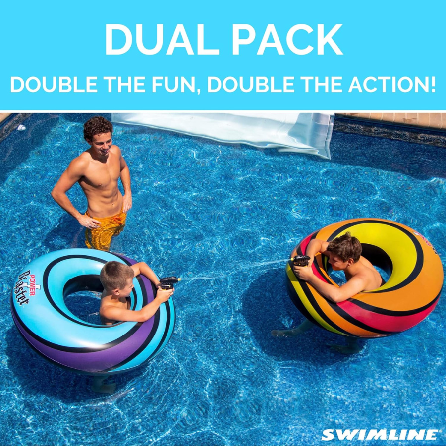 Gonflable avec pistolet à eau Power Blaster Squirter (lot de 2)
