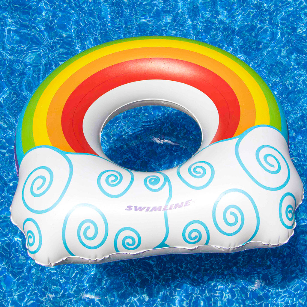 Rainbow Inflatable Pool Ring