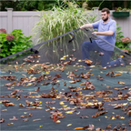 Filet à feuilles avec ourlé pour piscine rectangulaire
