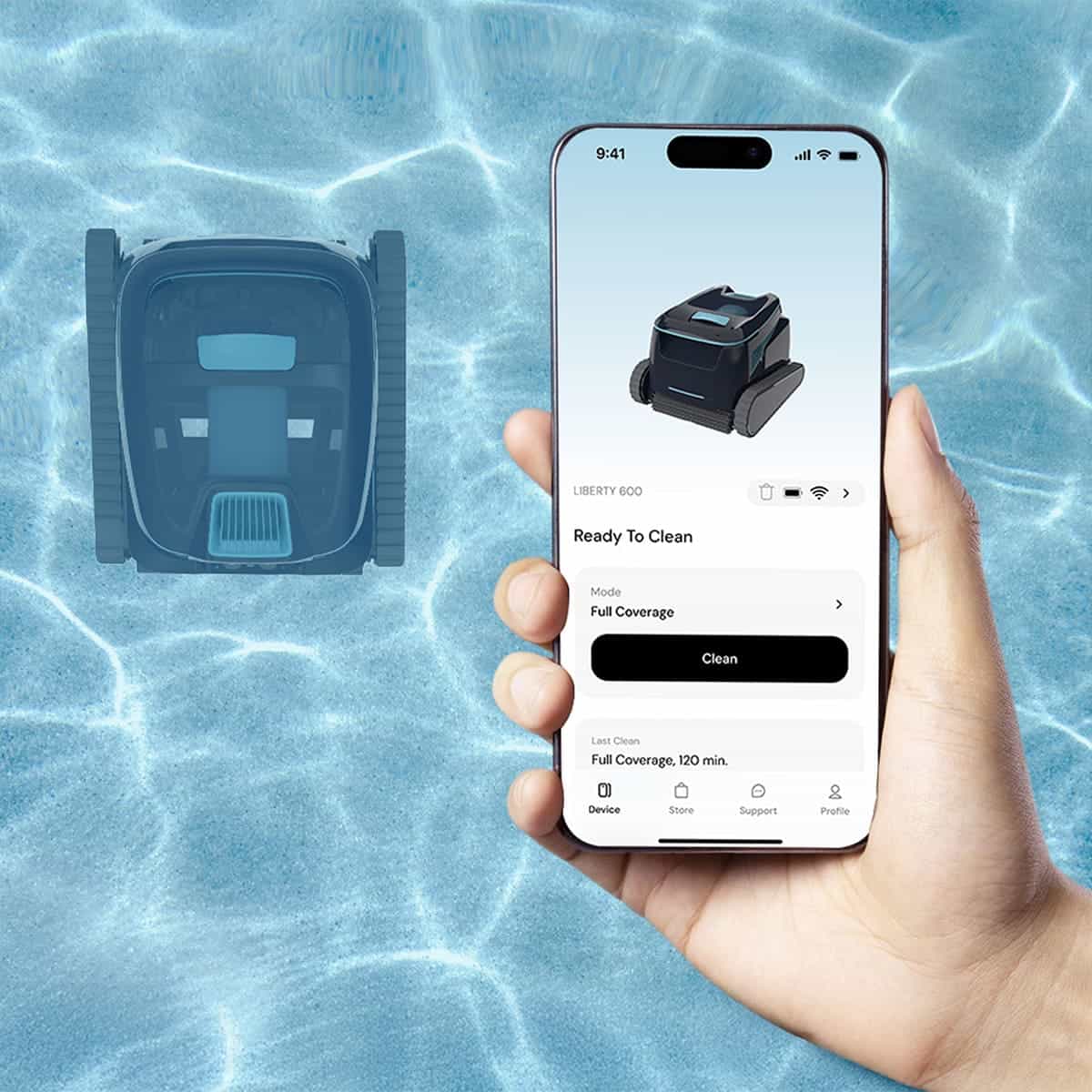 Robot nettoyeur sans fil Liberty 600