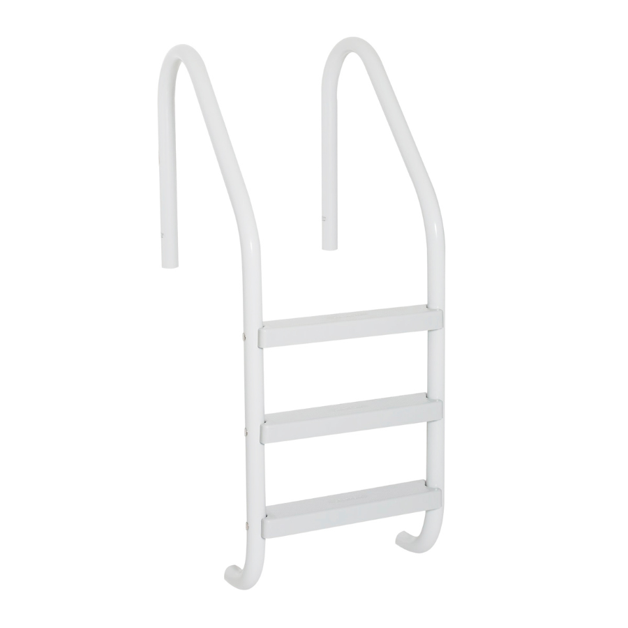 Inground Polymer White Inground Pool Ladder