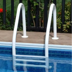 Inground Polymer White Inground Pool Ladder