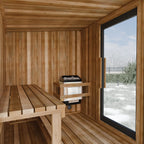 Sauna extérieur en cèdre rouge