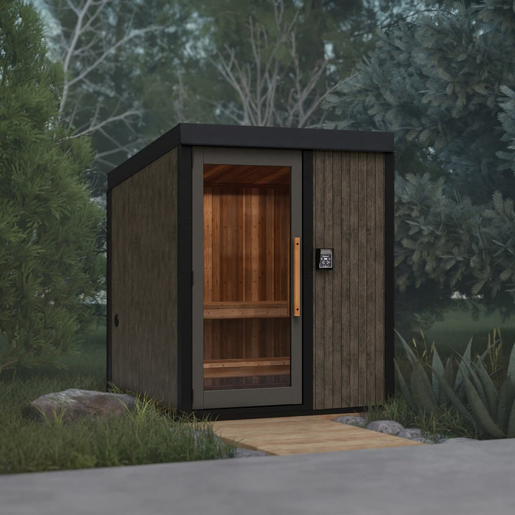 Sauna extérieur en cèdre rouge