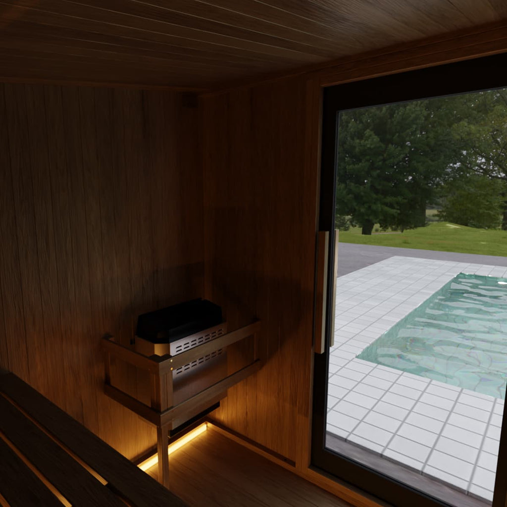 Sauna extérieur en cèdre rouge