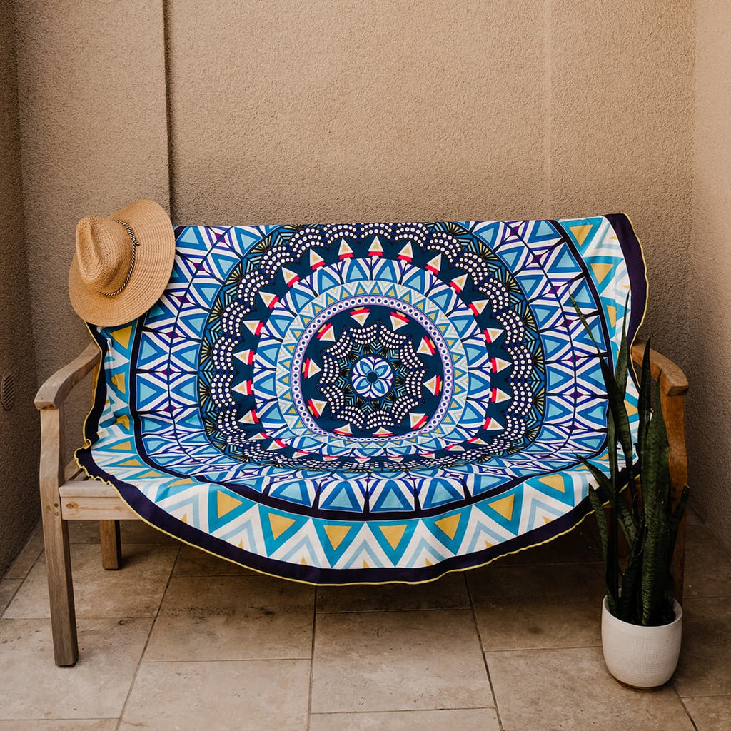 Mandala Microfiber Beach Towel