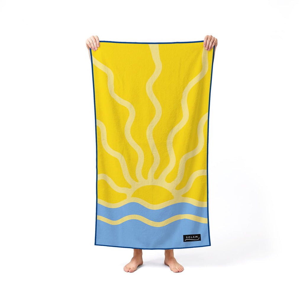 Serviette de plage SOLEM x CLUB PISCINE