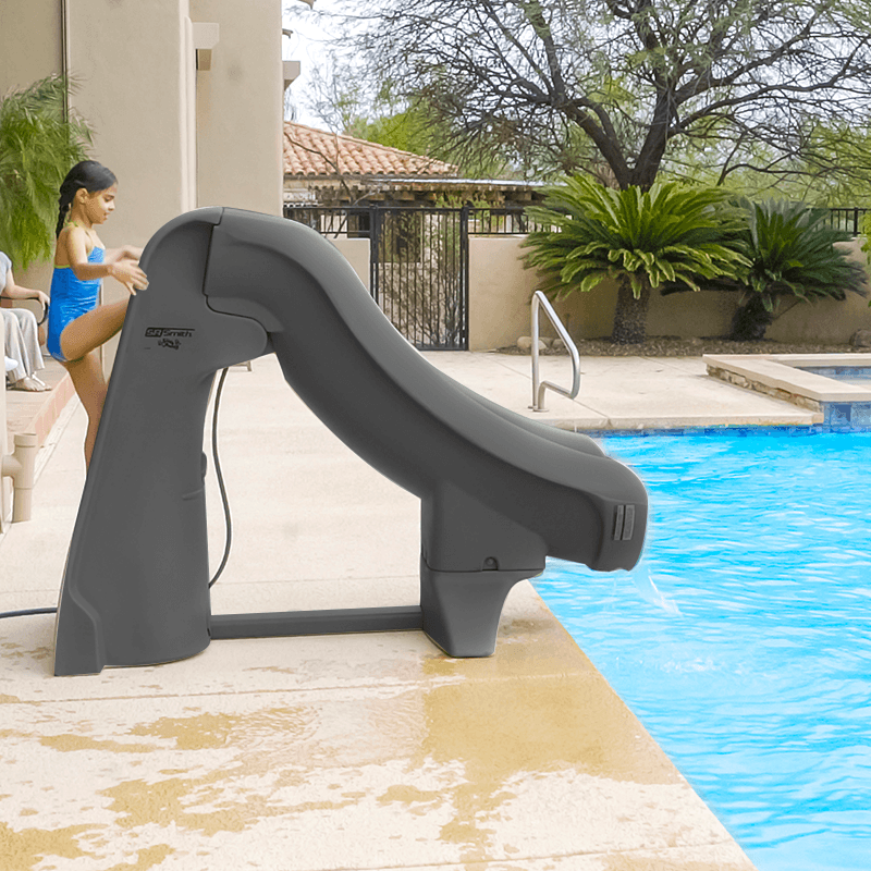 SlideAway Safe Removable Inground Pool Slide