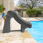 SlideAway Safe Removable Inground Pool Slide