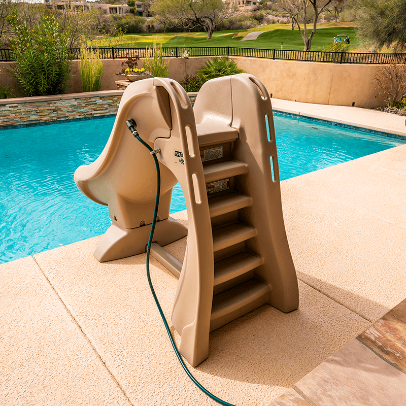 SlideAway Safe Removable Inground Pool Slide