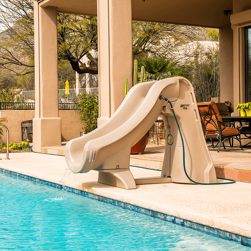 SlideAway Safe Removable Inground Pool Slide
