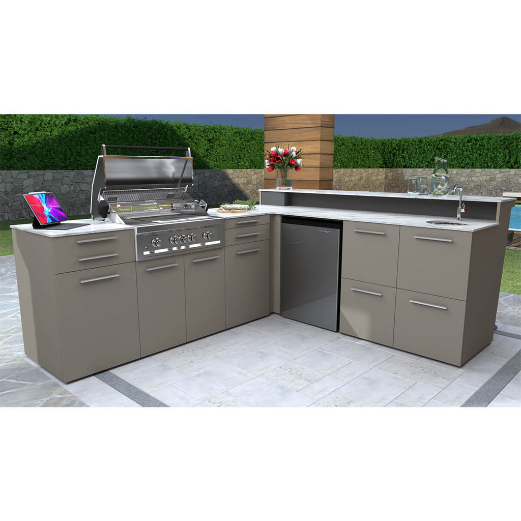 Deluxe Bar Grill Outdoor Kitchen