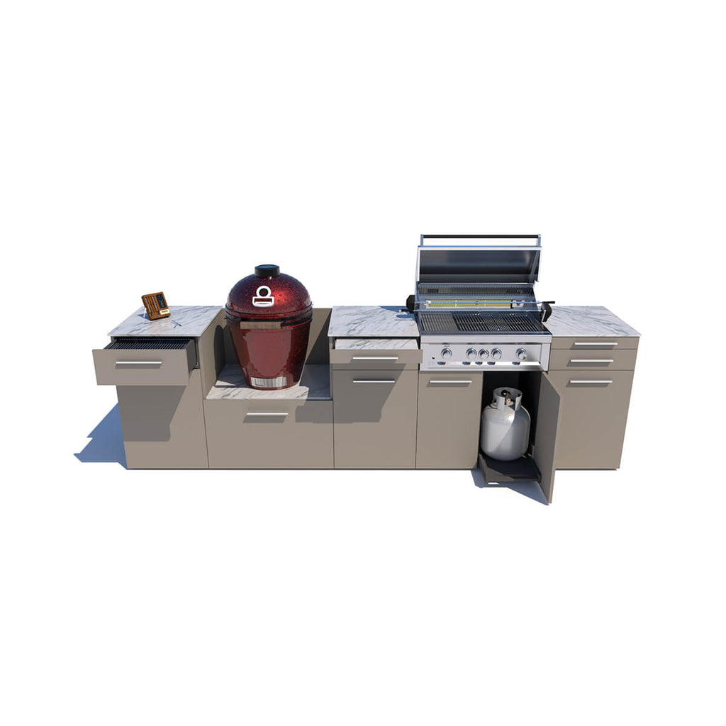 Deluxe Grill Station Outdoor Kitchen