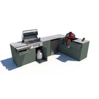 Deluxe Grill Station XL Outdoor Kitchen