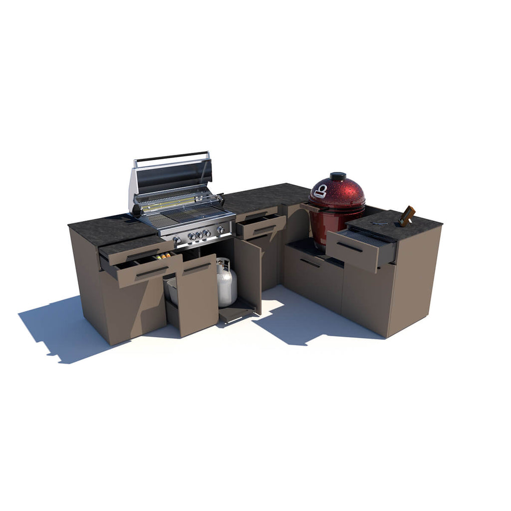 Deluxe Grill Station Plus Outdoor Kitchen