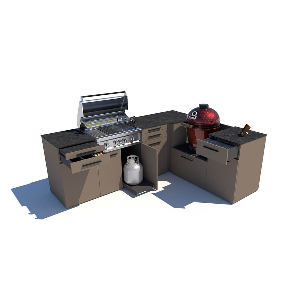 Deluxe Grill Station Plus Outdoor Kitchen