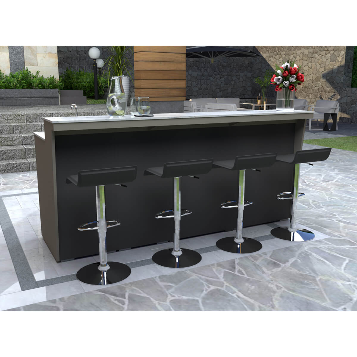 Deluxe Pool Bar Outdoor Kitchen