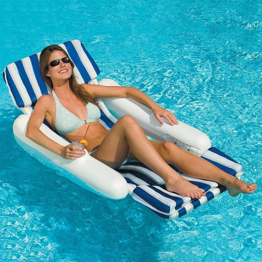 Chaise longue rembourrée Deluxe SunChaser