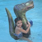 Nouille de piscine gonflable T-Rex Pool