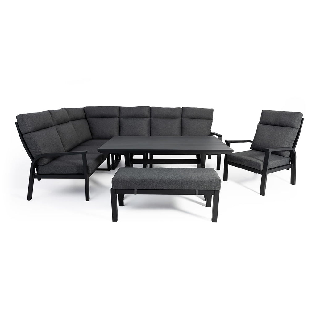 Soglio Outdoor Sectional Dining Set