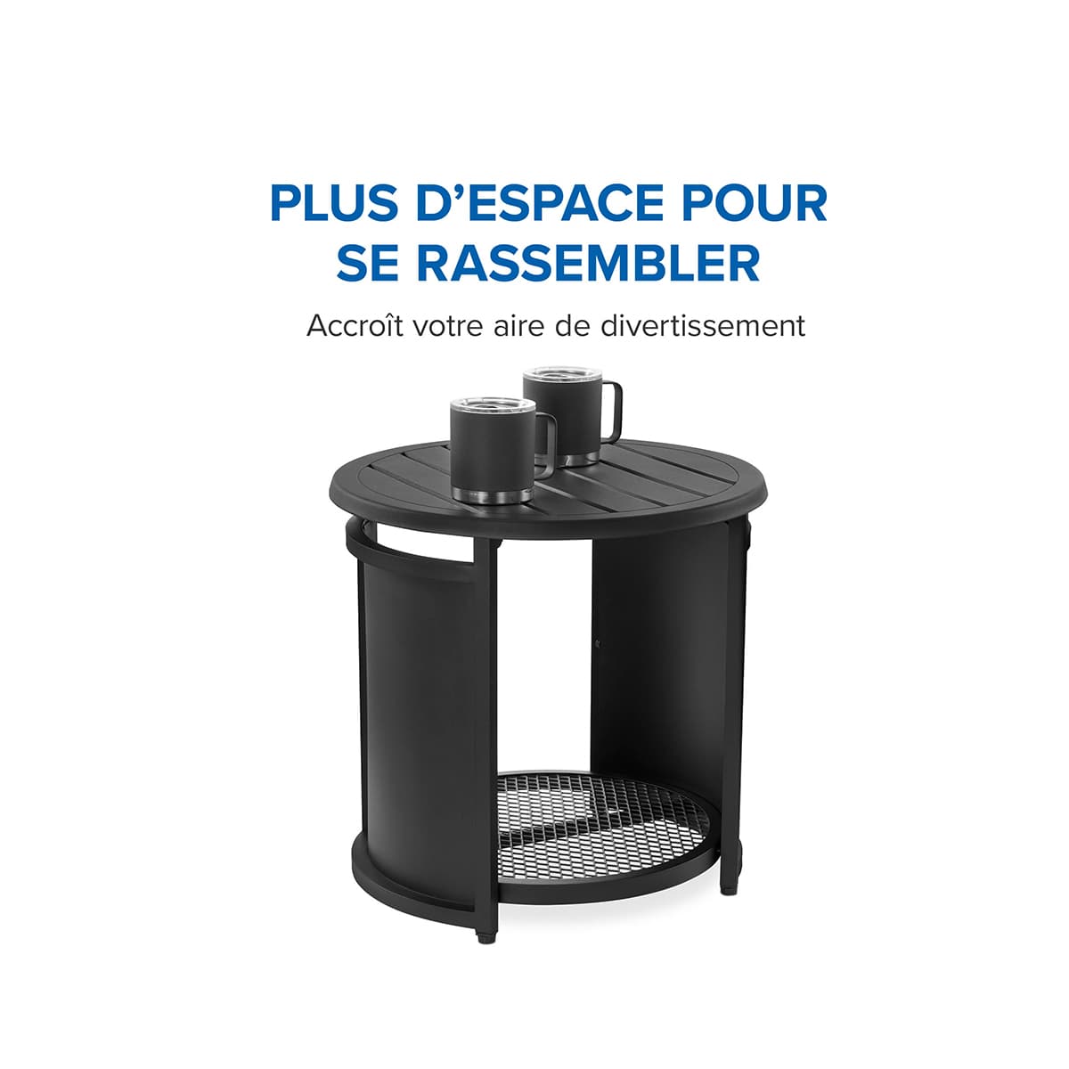 Round Outdoor Side Table