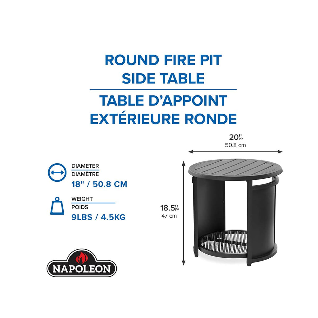 Round Outdoor Side Table