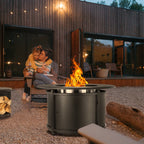 Round Outdoor Side Table