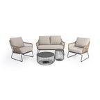 Iris Outdoor Conversation Set (with table)