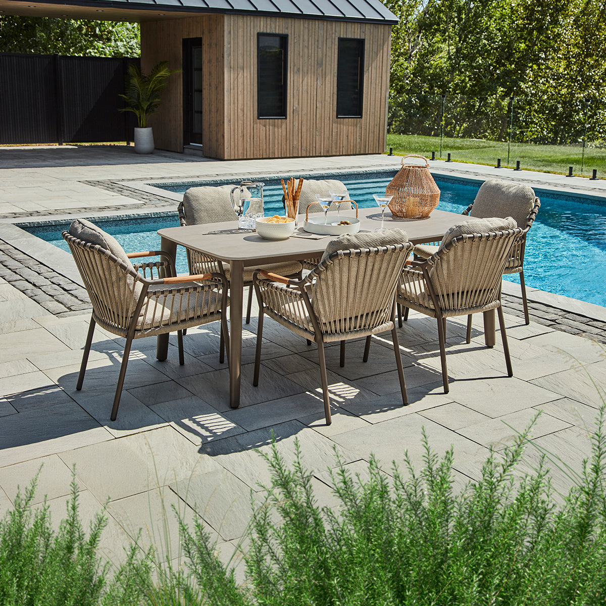 Ensemble à dîner extérieur Capri