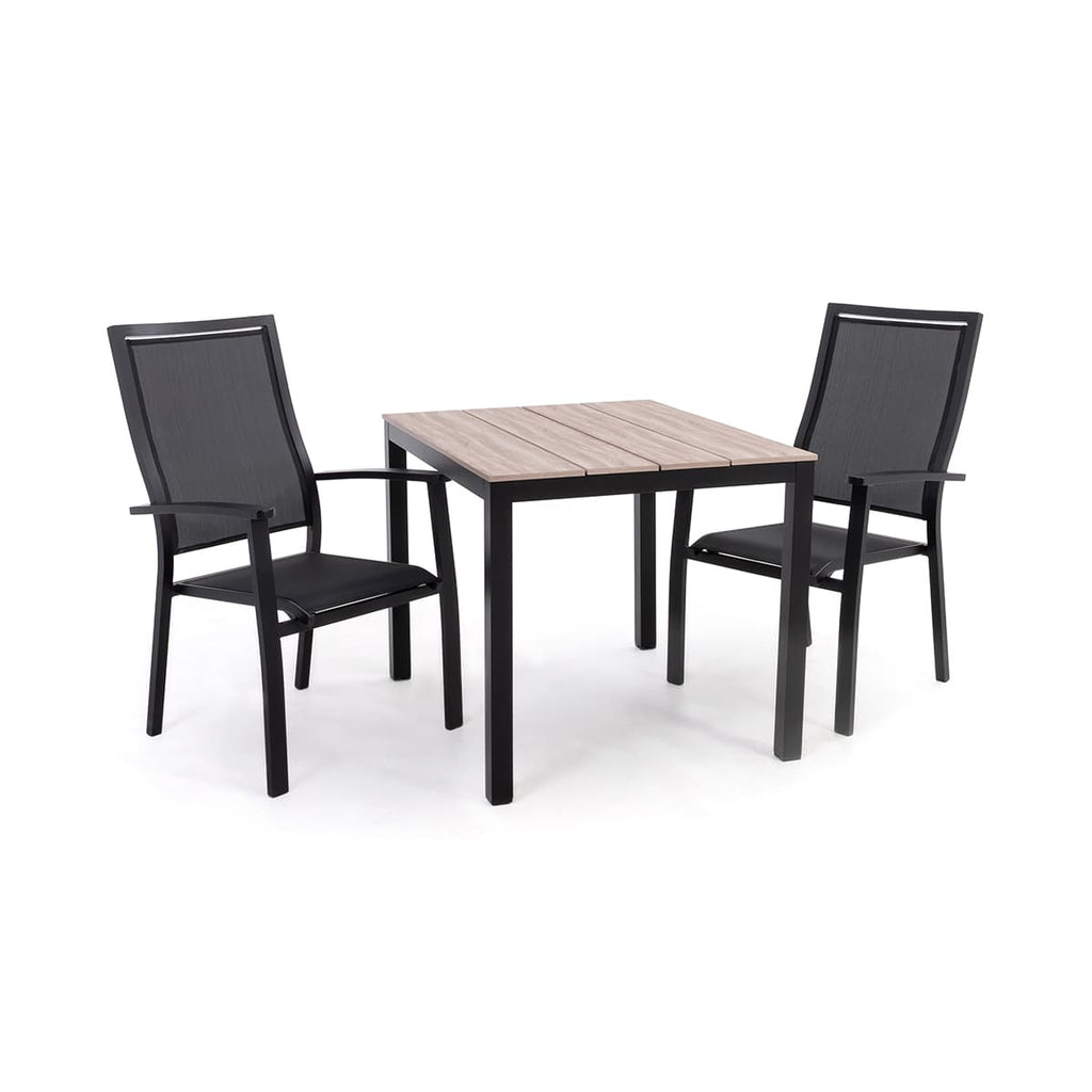 Provence Outdoor Bistro Set (Black)