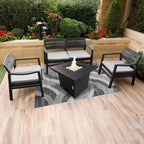 Table foyer Hearth - Noir