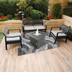 Hearth Fire Table - Anthracite