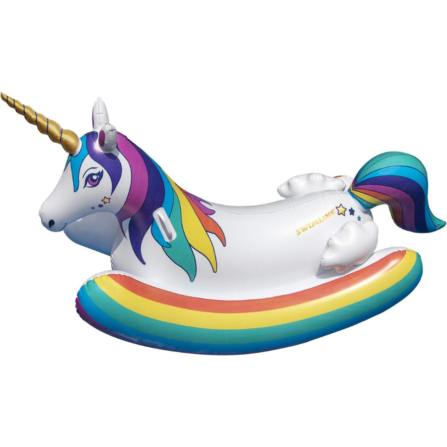 Unicorn Inflatable Ride-On