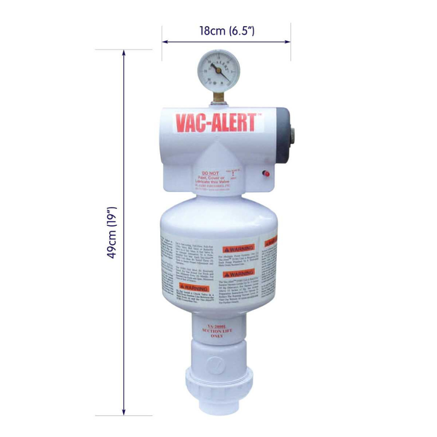 Système de décompression de sécurité pour utilisations de succion immergées
