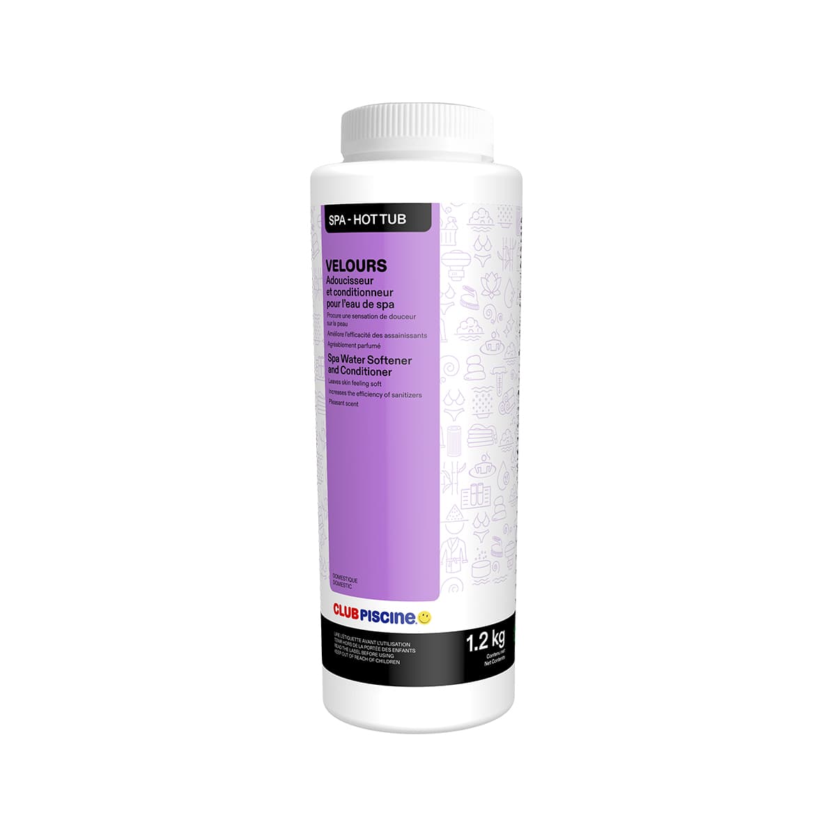 Velours: Softener and Conditioner for Hot Tubs - 1.2 kg