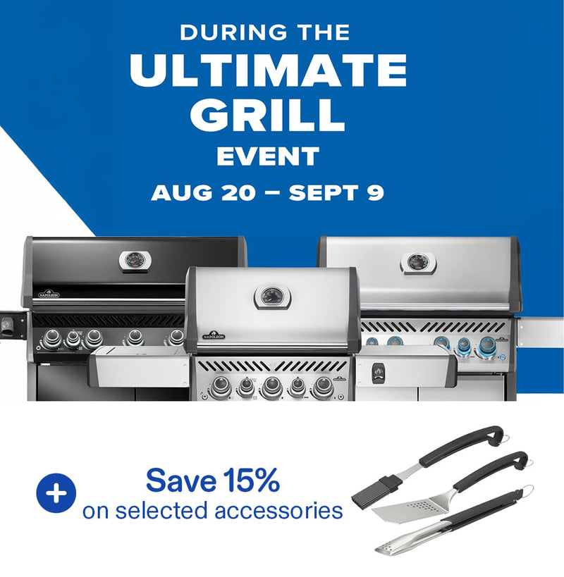 10% off selected Napoleon BBQs*