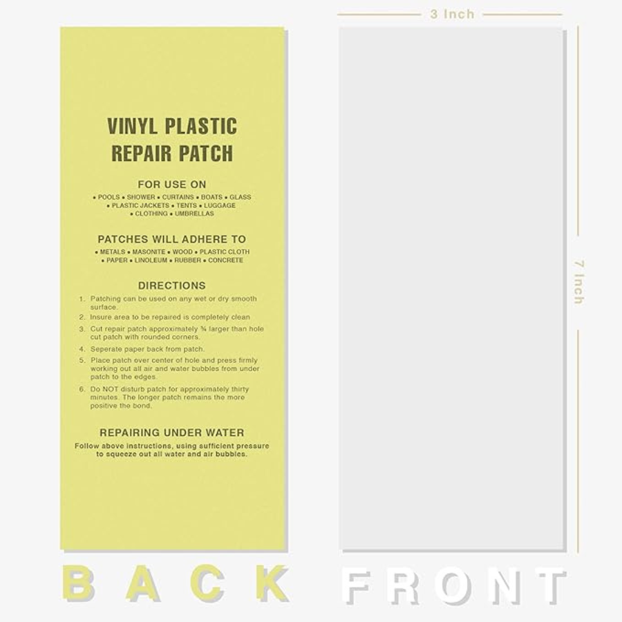 Patch de réparation pour piscine en vinyle