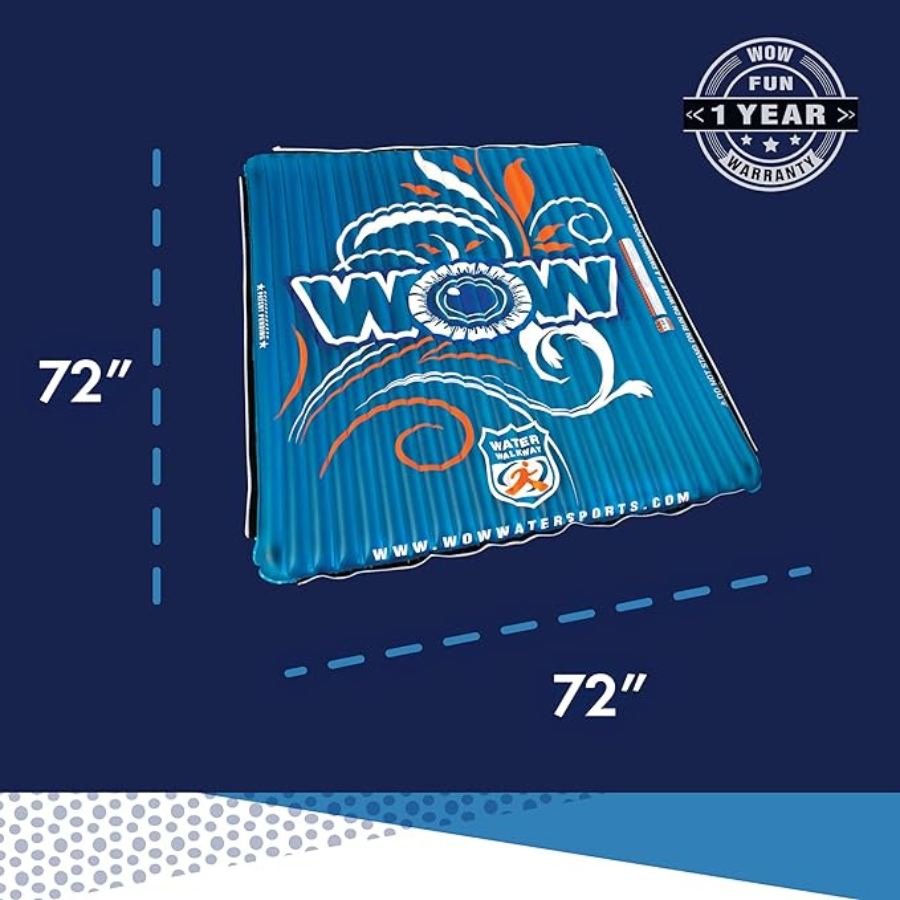WOW Water Inflatable Pool Mattress - 6 x 6 ft.