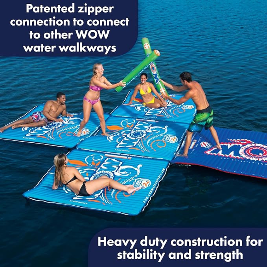 WOW Water Inflatable Pool Mattress - 6 x 6 ft.
