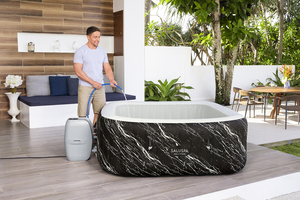 remplissage spa gonflable