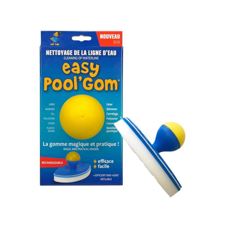 Gomme magique de recharge pour nettoyage de piscine - Easy pool'gom - 8 x  10 cm