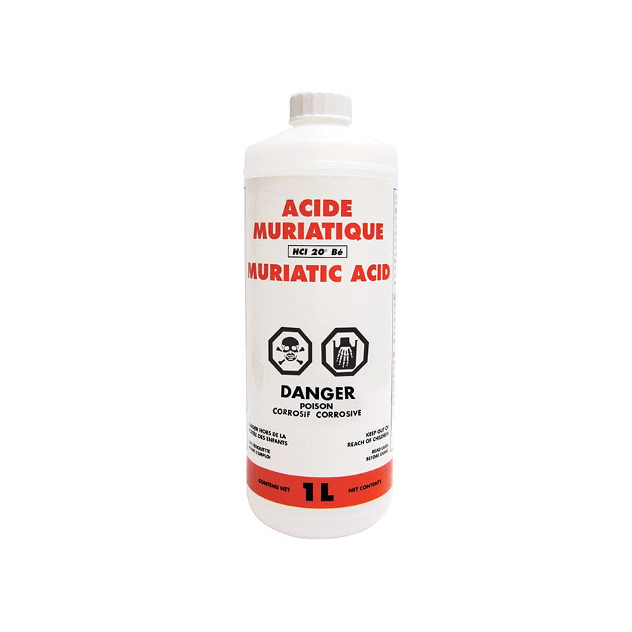 Acide muriatique - 1 litre  Club Piscine Super Fitness