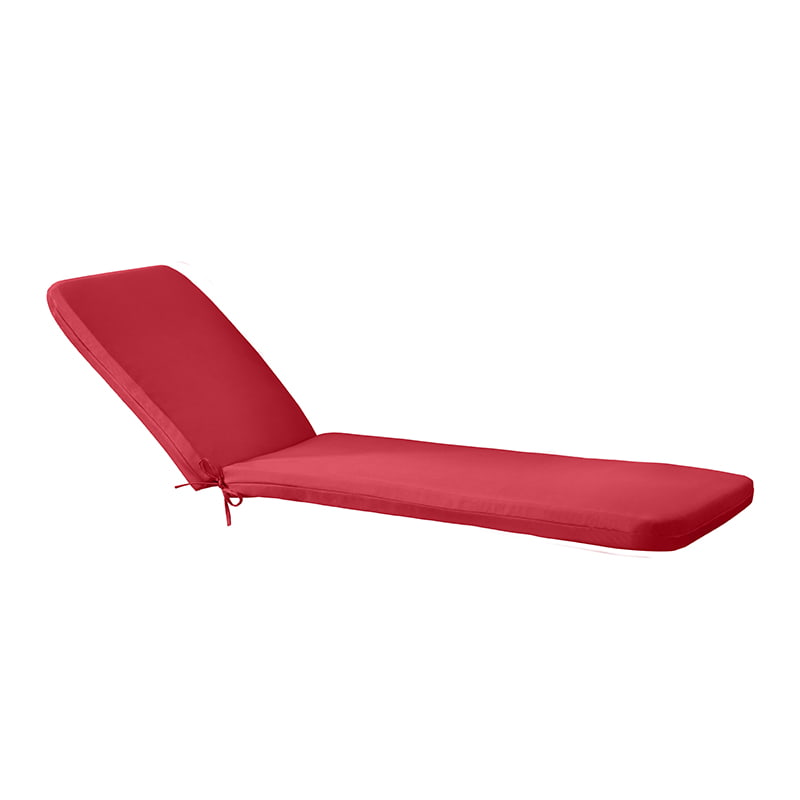 Coussin de chaise longue - Rouge rubis - Rouge