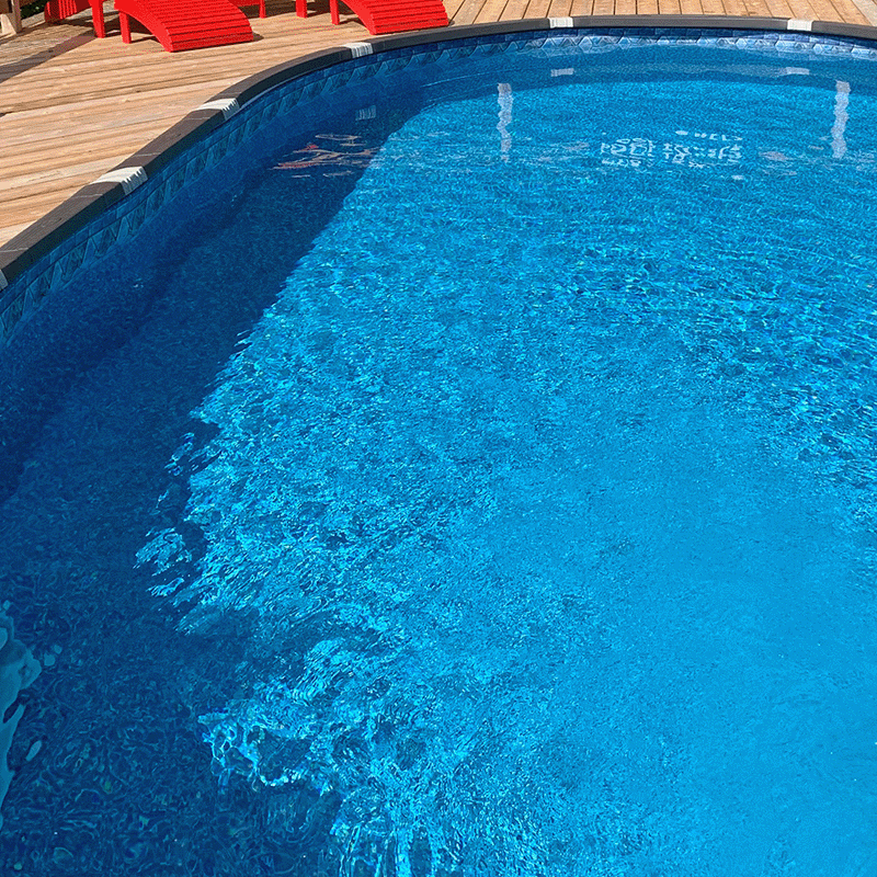 River Stone 16 x 26 ft Oval Beaded Liner 54 inch Standard Specifications