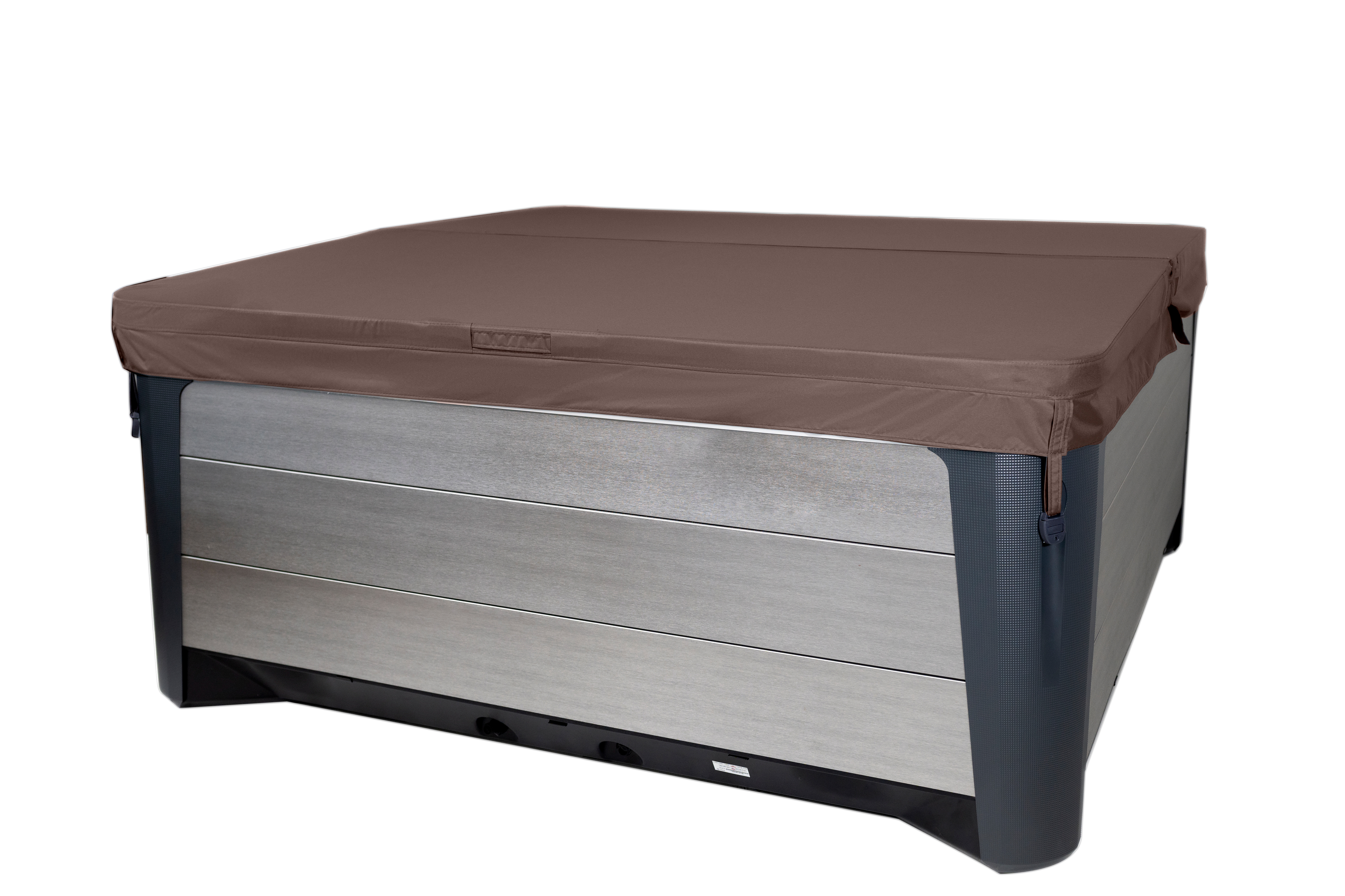 Couvercle pour spa INNOVASPA - Weather Shield - Olexia 3 - Acajou